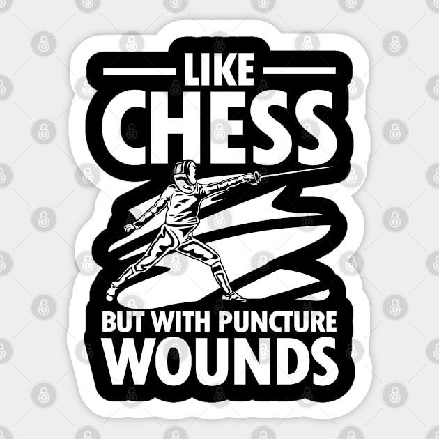 Like Chess But With Puncture Wounds Sticker by AngelBeez29